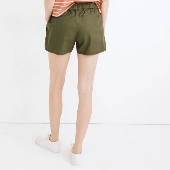 Madewell Pull-On 3.5” Shorts in Desert Olive Green Women’s Small H5956 - Picture 3 of 8